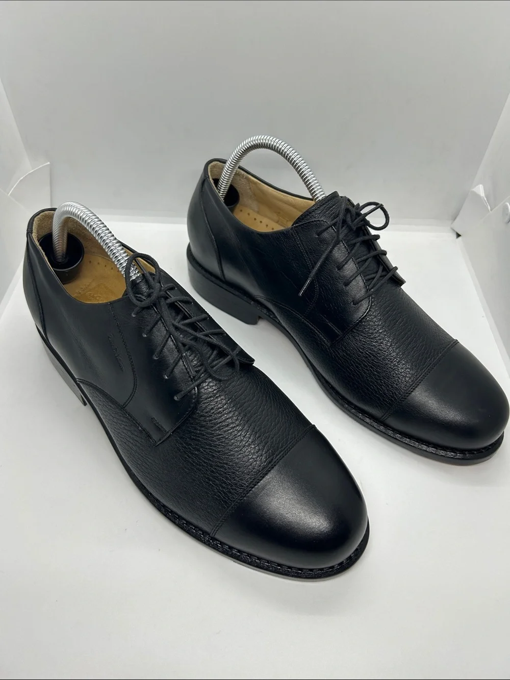 Tauer & Johnson Mens 9 D Americana EX Wellington Derby Dress Shoes Deer Calf